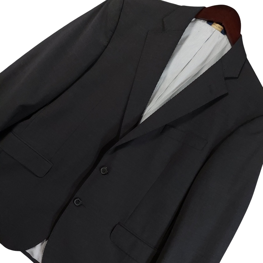 Brooks Brothers Explorer Blazer Mens 42S Black Madison Fit Wool Blend 2-Button